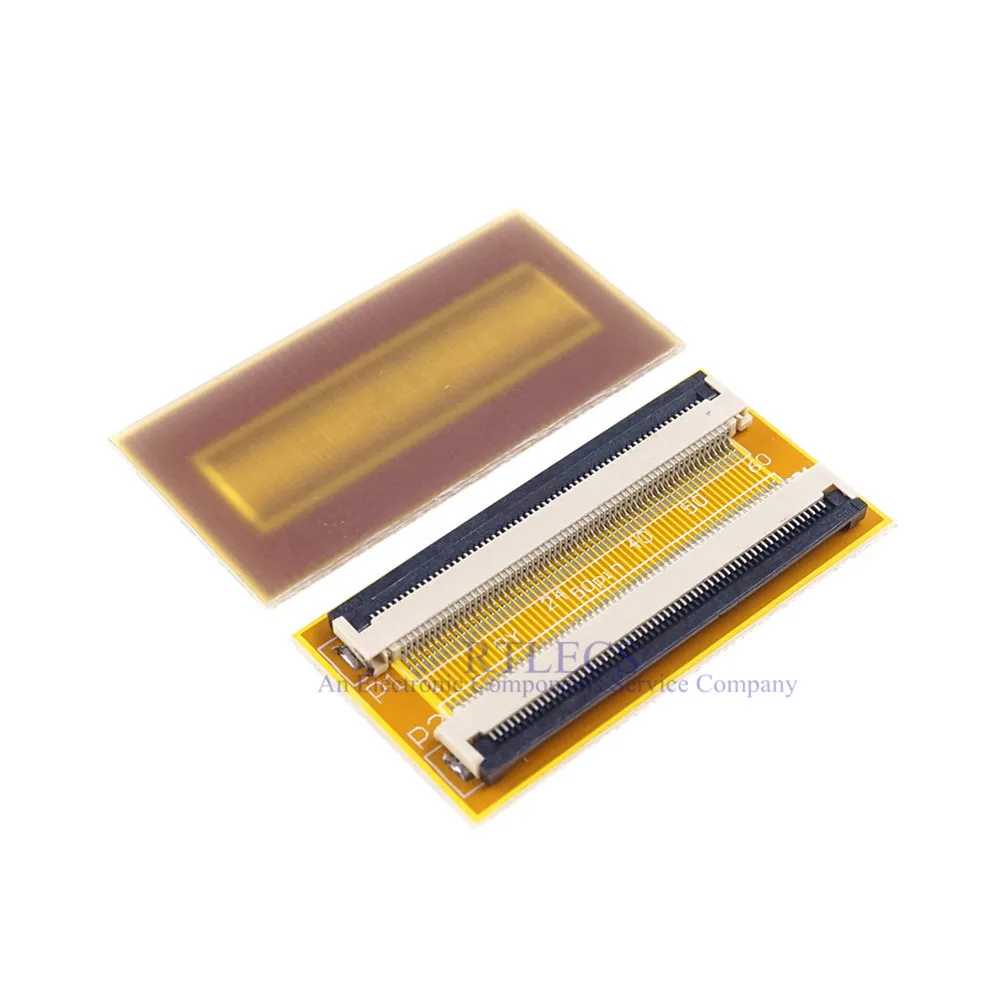 2 шт. Гибкий плоский кабель FFC/FPC соединитель 0 5 мм 60 Pin адаптер удлинитель PCB до
