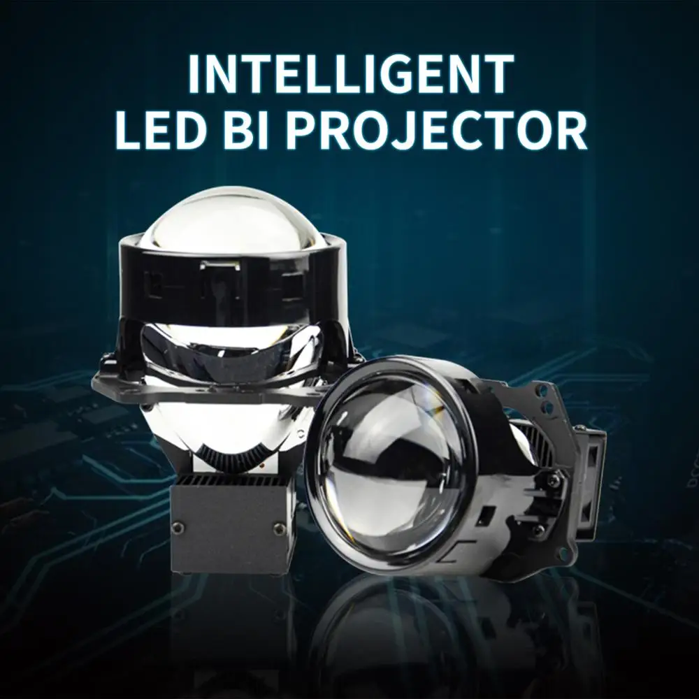T1 светодиодный Bi xenon объектив проектора балласт внутри 2 предмета 45 Вт 3200LM 5500k 3 0