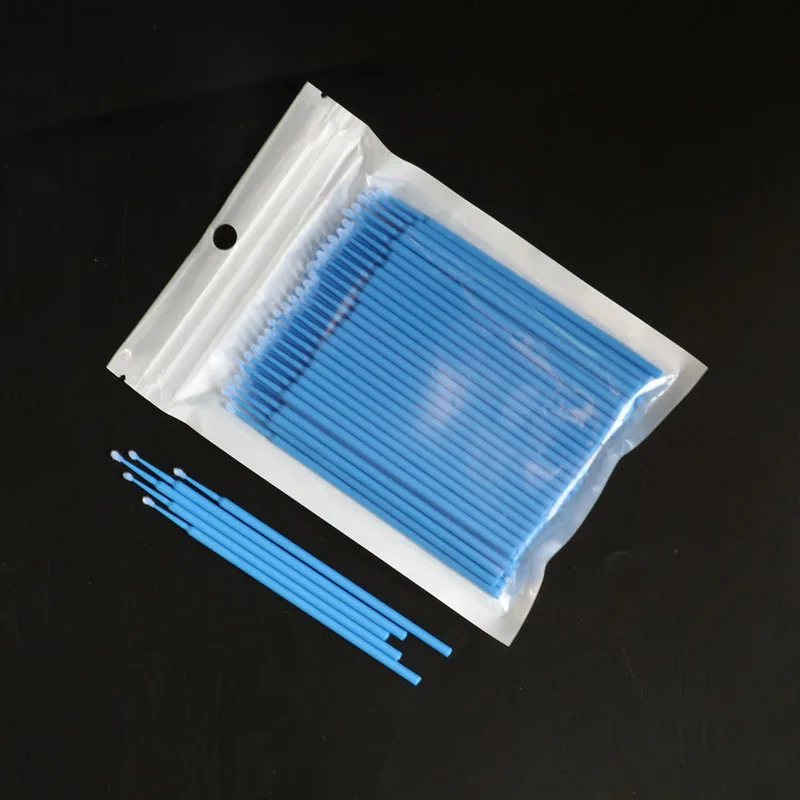 

100pcs/Bag Disposable Makeup Eyelashes Brushes Micro Mascara Brush Eyelash Extension Individual Lash Removing Tools