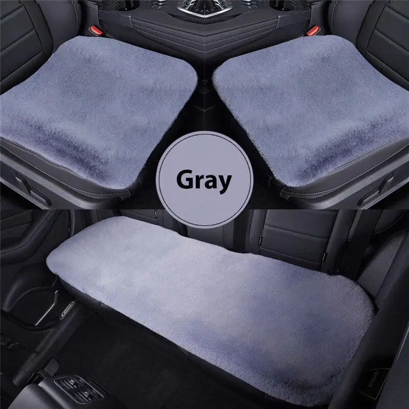 3 шт. Универсальный Коврик для сиденья вождения переднее сиденье + задняя Подушка