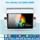 Автомагнитола для Citroen C4, мультимедийный видеоплеер на Android, 2 din, GPS