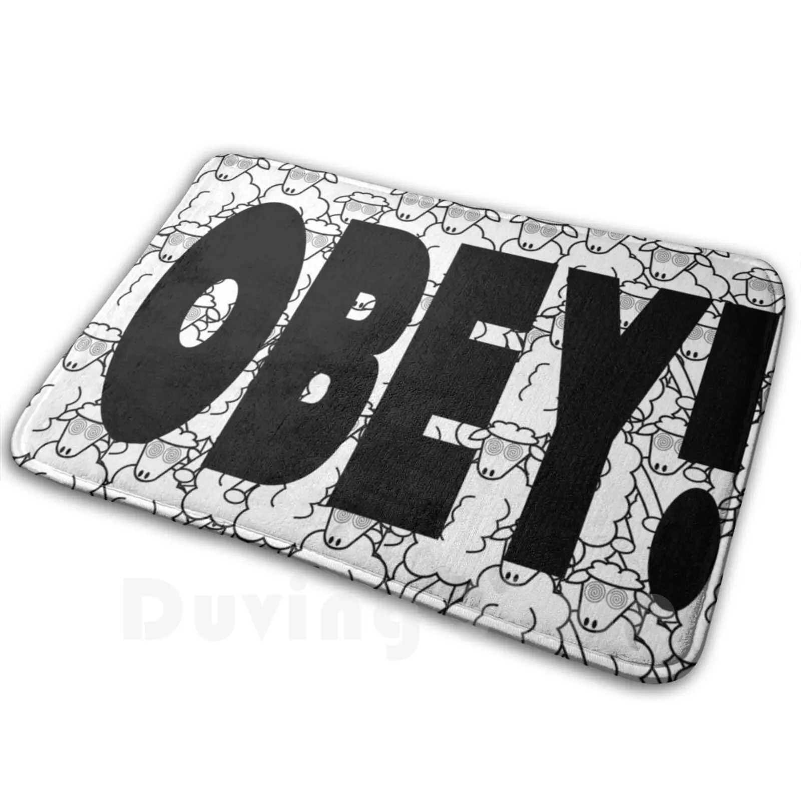 

Sheeple! Carpet Mat Rug Cushion Soft Non - Slip Government Lockdown Sheep