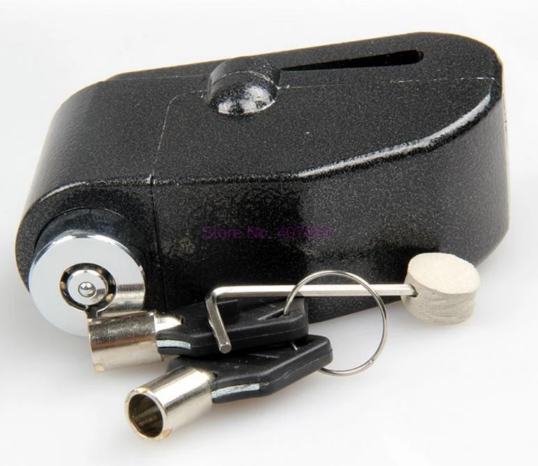 Сигнализация для мотоцикла велосипеда скутера противоугонная с замком колес 100