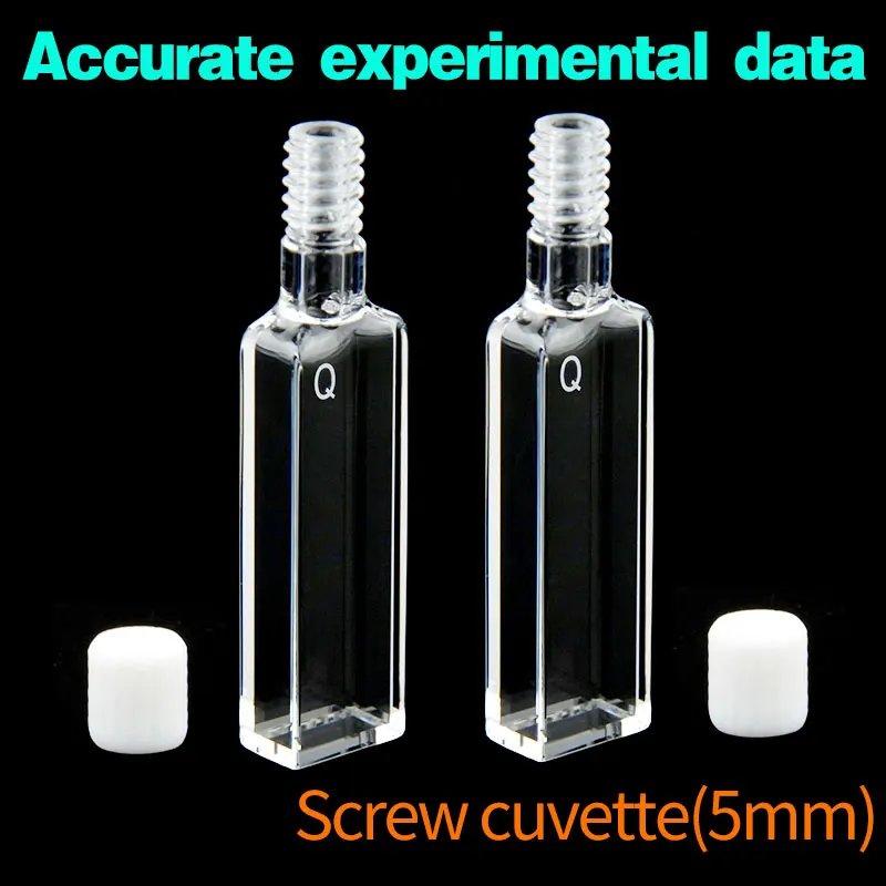 

Quartz fluorescence sealed cuvette with screw cap(5mm)