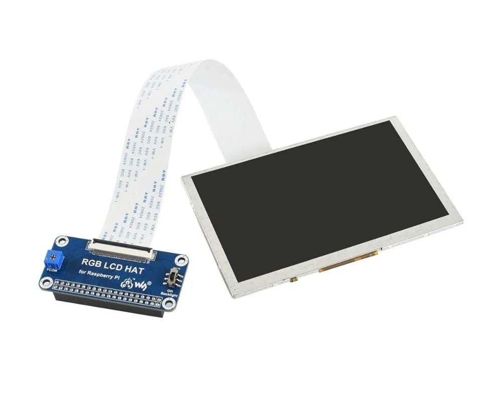 5-дюймовый IPS-дисплей для Raspberry Pi 2B/3B/3B +/3A +/Zero W/Zero WH сенсорный интерфейс 800*480