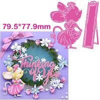 princess mouse look into the mirror metal cutting dies mousemirror die cuts for card making diy scrapbooking crafts cards 2020