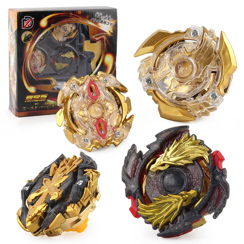 

4Pcs/Set Beyblades Burst Bey Blade Gyro with Launcher and Plate Spinner Athletic Deluxe Edition Gyro PlateCombination Handle Set