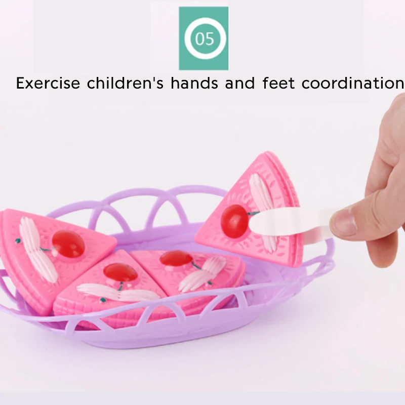 Детский игрушечный набор для кухни торты на день рождения игрушки резки фруктов