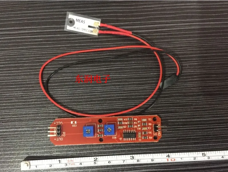 PVDF piezoelectric film kit charge amplifier module | Cable Winder