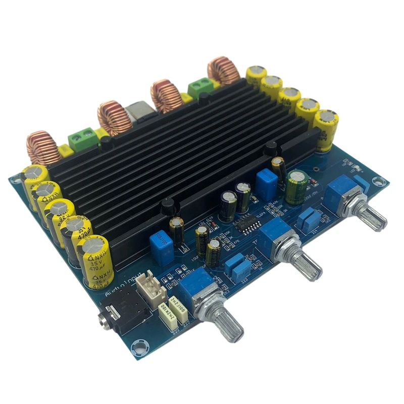 

Power Amplifier Board TPA3116 Dual Chip 100Wx2 Class D Digital Power Amplifier Board (Large Cooling Deluxe Edition)