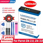 Losoncoer 1250 мА-ч для Parrot Zik 2,0 Zik2.0 Zik 2 Zik 3,0 Zik3.0 Zik 3 Беспроводной гарнитура Батарея MCELE00254 MH46671 L15