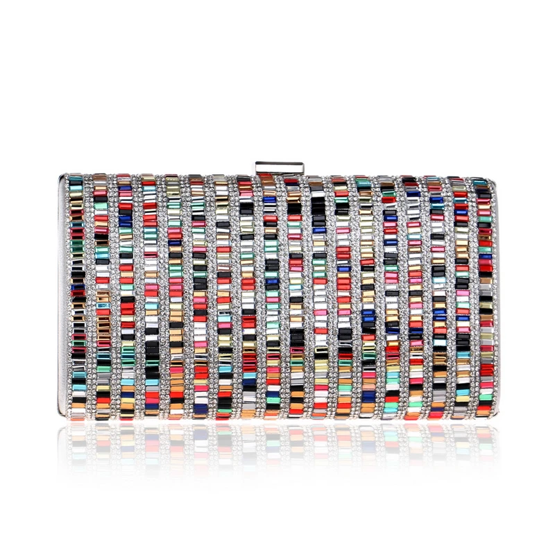 

Luxury Fashion Clutch Bag Colorful Women Bags Panelled Color Mini Lady Purses Ladies Party Bags Tote Bag Fashion Handbags