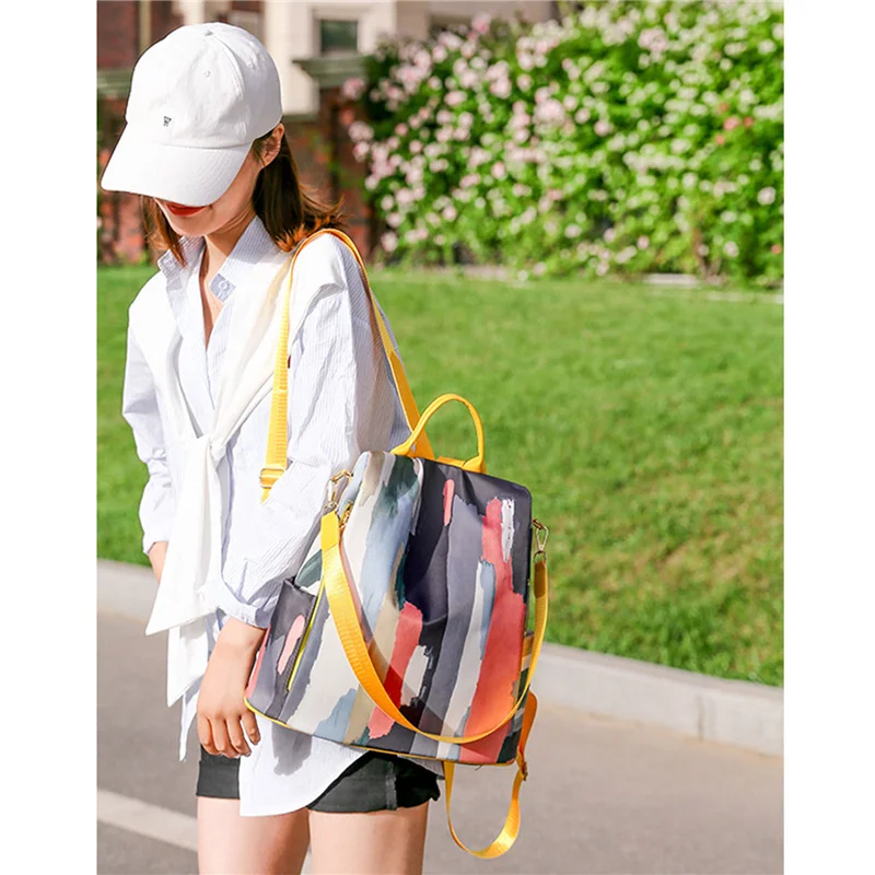 

Рюкзак из ткани Оксфорд, сумка через плечо, школьные сумки для девочек-подростков, Женский дорожный рюкзак