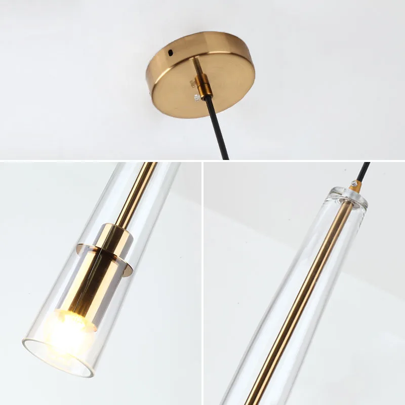 

nordic luminaire hanging ceiling lamps crystal bedroom living room restaurant industrial lamp lustre pendente