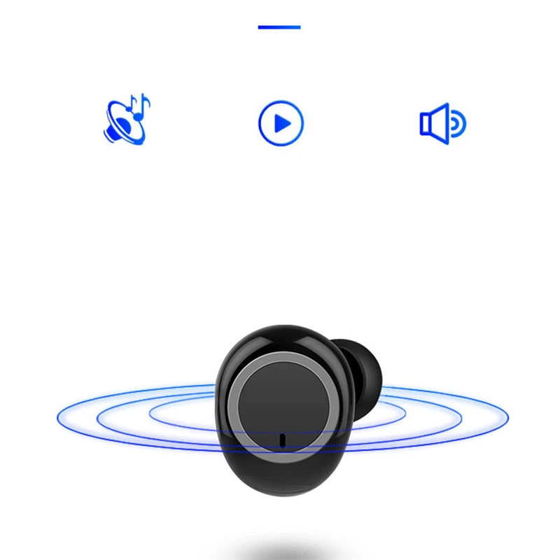 Беспроводные наушники Briame, Bluetooth 5,0 TWS, наушники, Bluetooth гарнитура, Hi-Fi, мини наушники для спорта, бега, для смартфонов