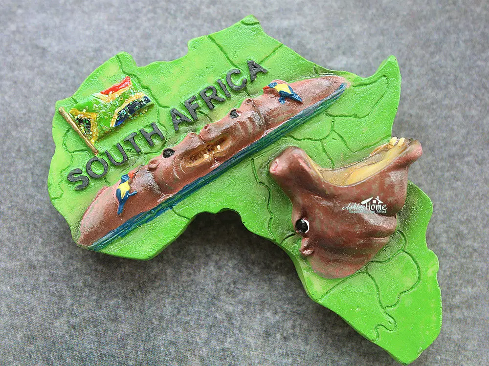 Сувенир в Южно-африканском стиле хиппо сувенир для путешествий магнит на