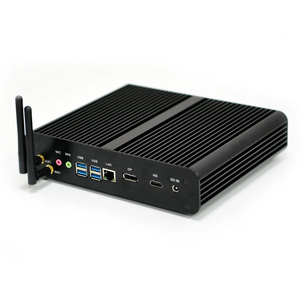 Topton Nuc безвентиляторный игровой ПК Intel Core i7 8565U 8550U виски озеро 4 ядра 8 потоков 2 * DDR4