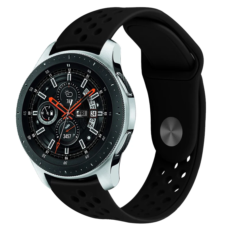 Galaxy active ремешок для samsung galaxy watch 42 мм Спорт S2 классический 20 резиновый браслет amazfit
