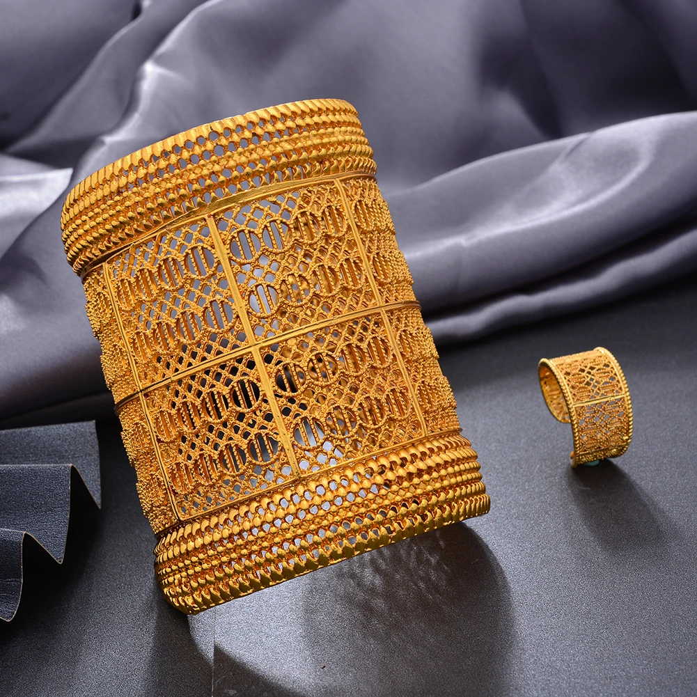 

Роскошные женские большие золотистые браслеты Дубай, Франция, женское кольцо, Бижутерия Браслеты для невесты