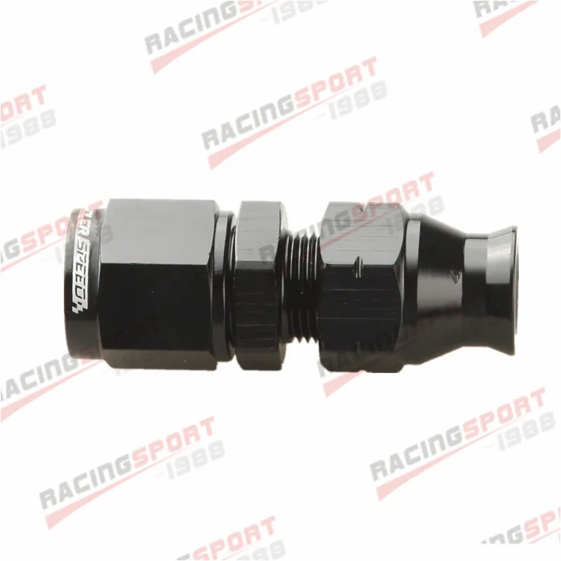 

AN -6 ( 6AN AN6 ) Straight Female To 5/16" Tube Adapter Fitting Black