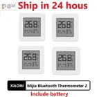 Новейшая версия Bluetooth-термометр XIAOMI Mijia 2, беспроводной умный электрический цифровой гигрометр-термометр, работает с приложением Mijia