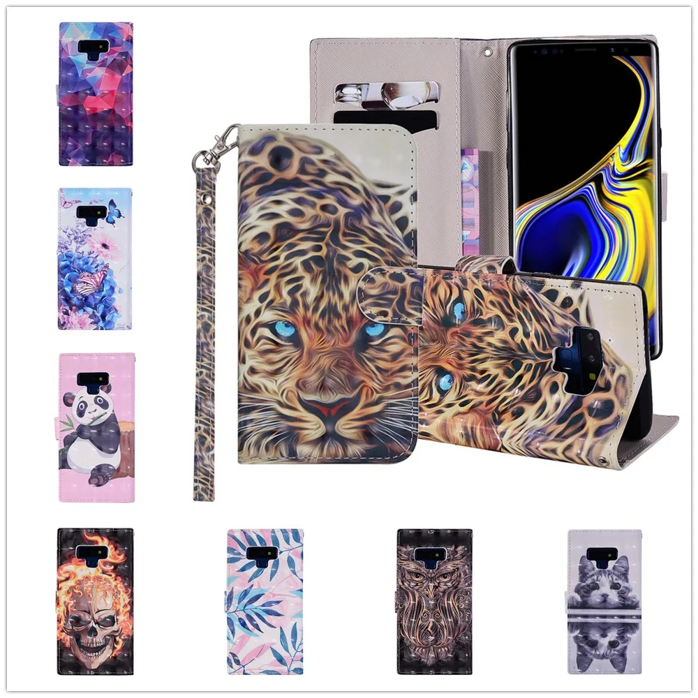 A30 A50 M30 M20 M10 чехол для samsung S8 S9 S10 S10E флип чехол-книжка A6 A8 Plus кожаный чехол-бумажник с Galaxy Note 9 S7 край S6 веревка Чехол