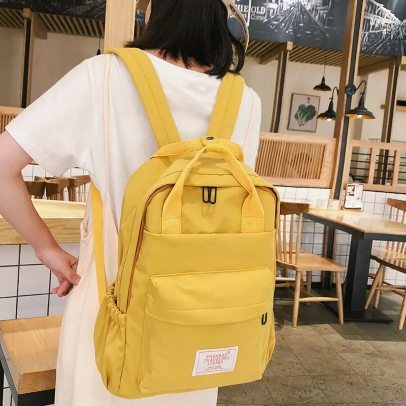 Модный рюкзак, Женский нейлоновый рюкзак, Mochilas, женский рюкзак, школьная сумка для девочек-подростков, рюкзак, сумка через плечо, рюкзак