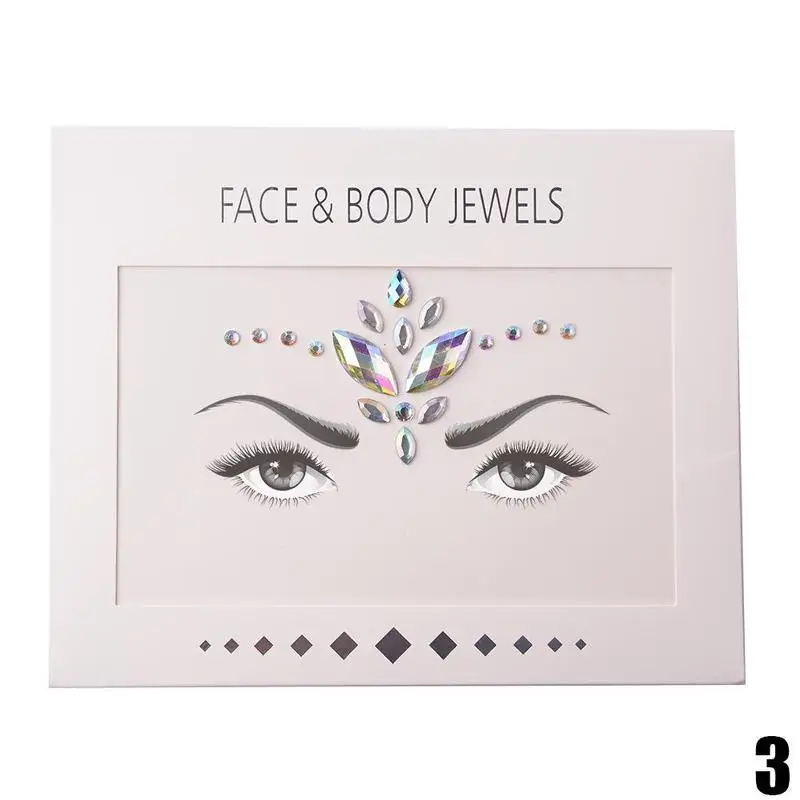 DIY наклейки для лица легко управляемые Стразы с драгоценными камнями горячая