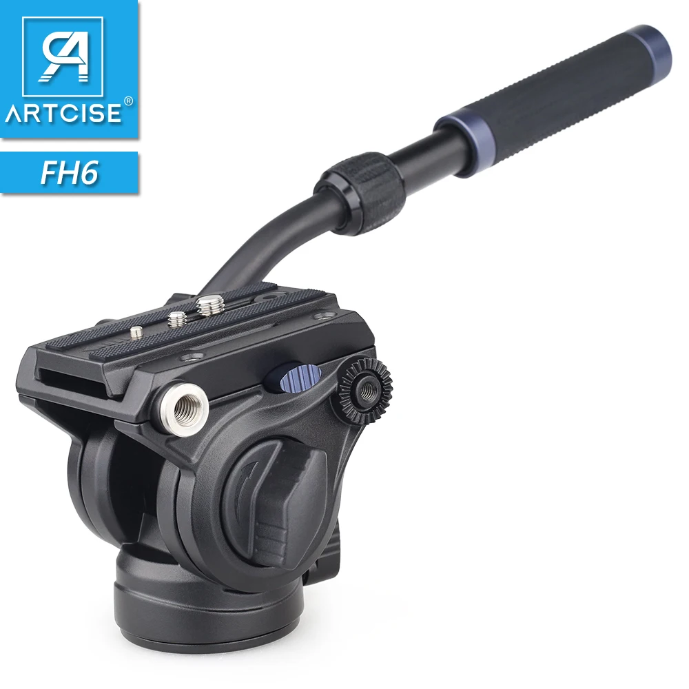 Панорамная головка штатива гидравлическая жидкая видеоголовка для монопод DSLR