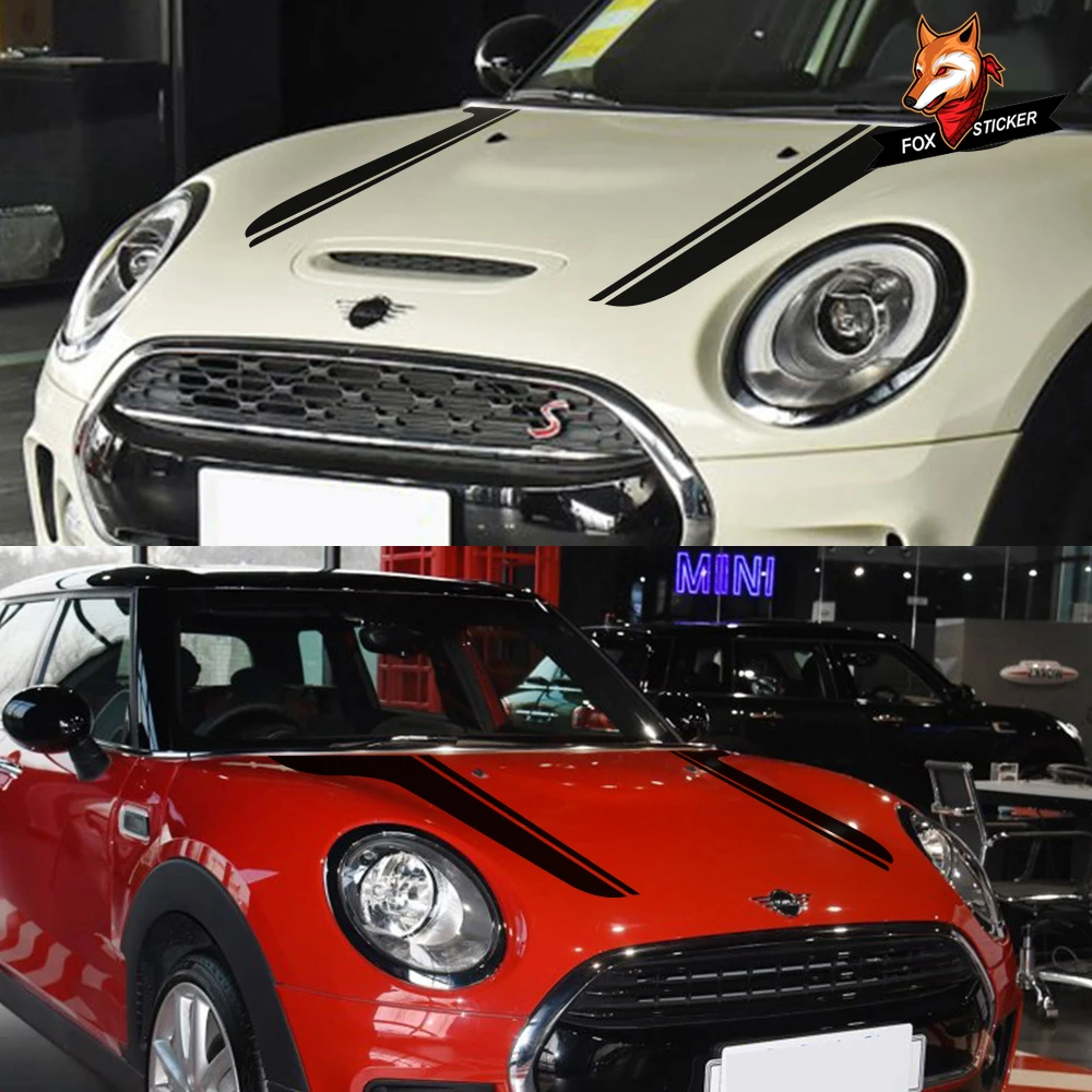 Головная наклейка Наклейки на капот автомобильный Стайлинг для MINI Cooper S One Countryman