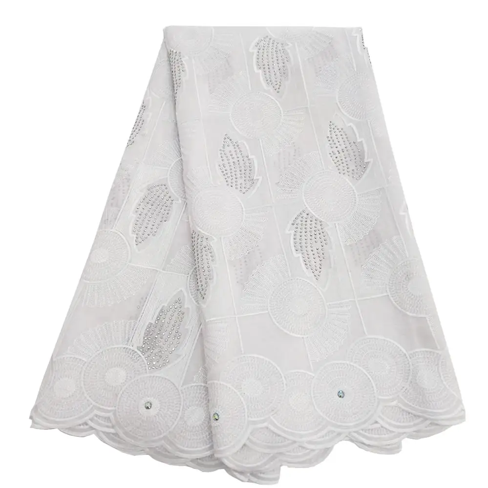 Королевский синий цвет розовый кружевная вышитая ткань хлопок швейцарская вуаль