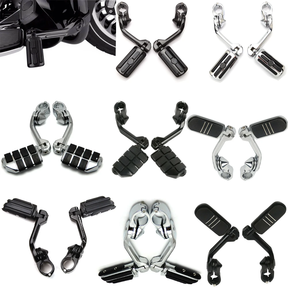 

Motorcycle Left + Right Side Foot Peg Peda For Yamaha Dragstar V-Star Virago XV 250 XV250 Pedals footboards Floorboards Dyna