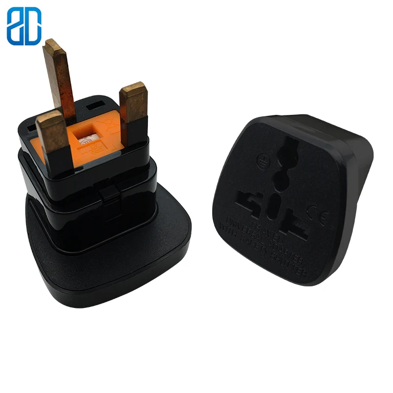 1 шт. вилка для путешествий британская 3 контактная штепсельная к гнезду