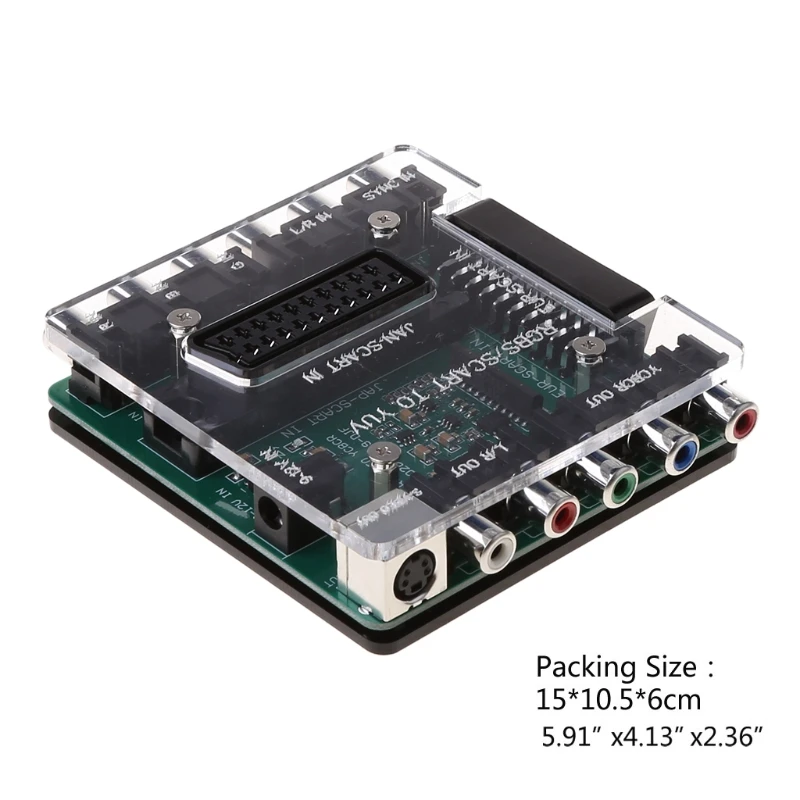 

SCART RGBS to YUV YCBCR Video Converter for DC Dreamcast Drive SFC PS2 Console Retro Games