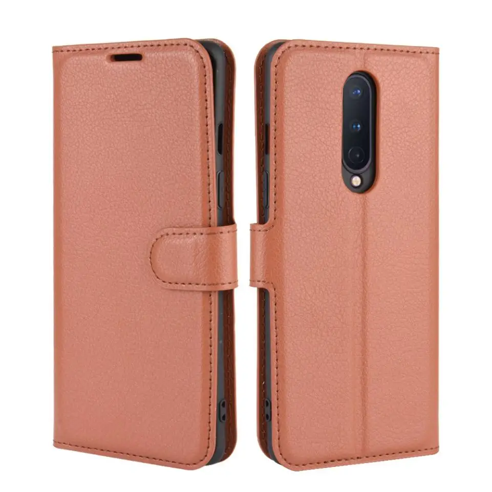 For OnePlus 8 /8 Pro Flip pu Leather Mobile Phone Case Magnetic Wallet Bag Card Slot Stand Holder Protective Cover Coque Fundas images - 6