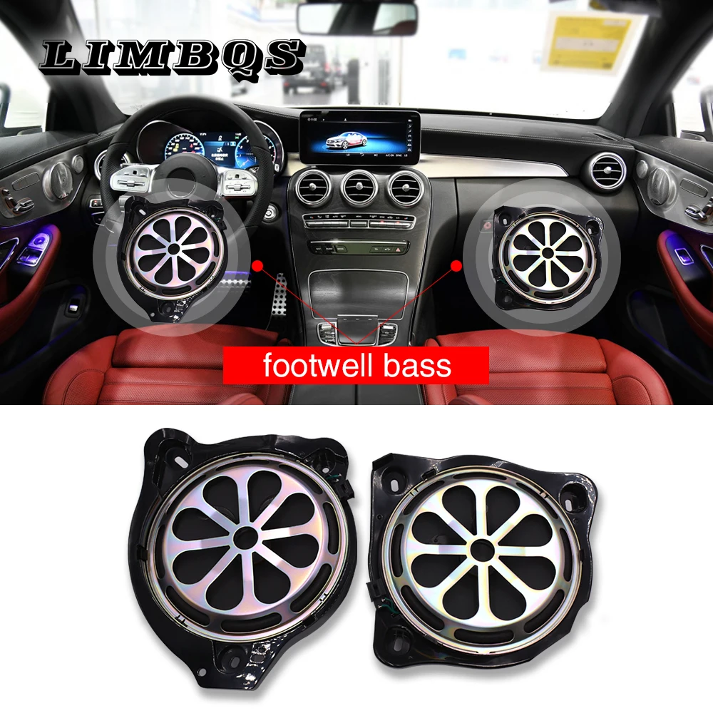 

Car woofer for Benz C-class W205 GLC E-class W213 S-class W222 super bass speaker automobile louder range subwoofer