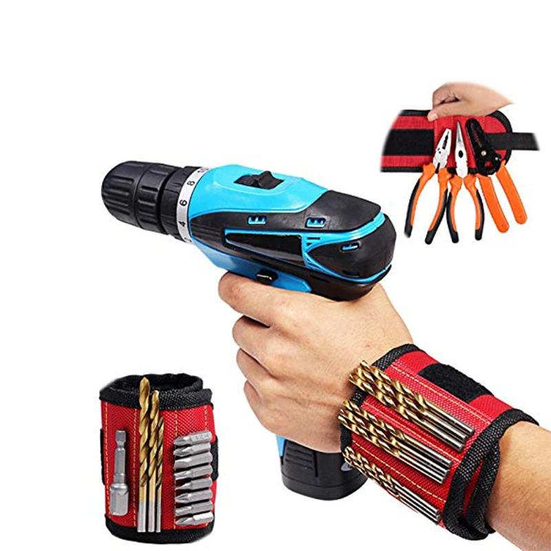 Магнитный браслет для работ с инструментами портативная сумка инструментов 3 мя