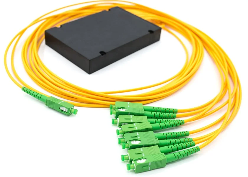 APC PLC SC 1X8 волоконно-оптический разветвитель FTTH с плоский волновой Тип оптический B
