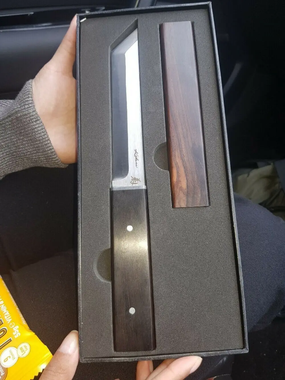 Нож для выживания кемпинга пешего туризма рукоятка Eumwood охотничий нож улицы