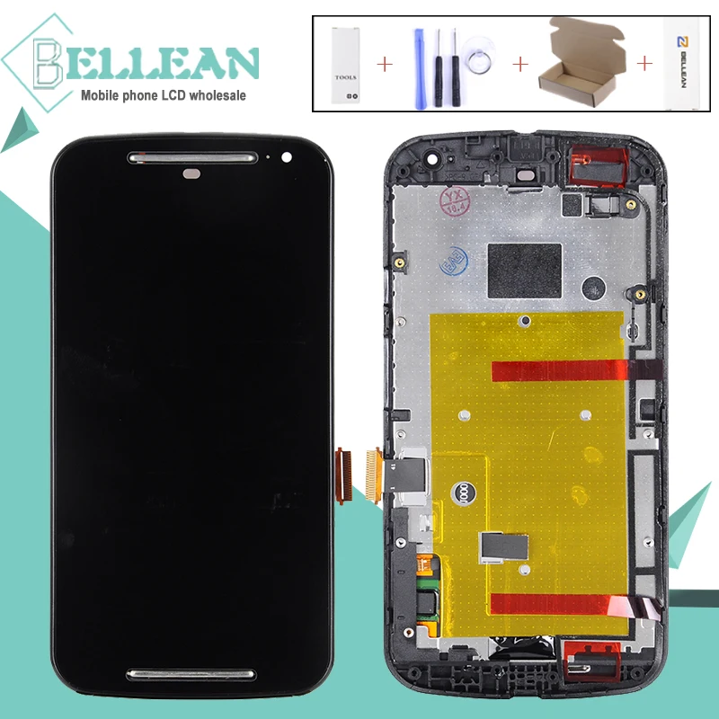 Catteny Акция 5 0 &quotдля Moto G2 LCD с сенсорным экраном дигитайзер сборка для MotoRola G 2nd Gen