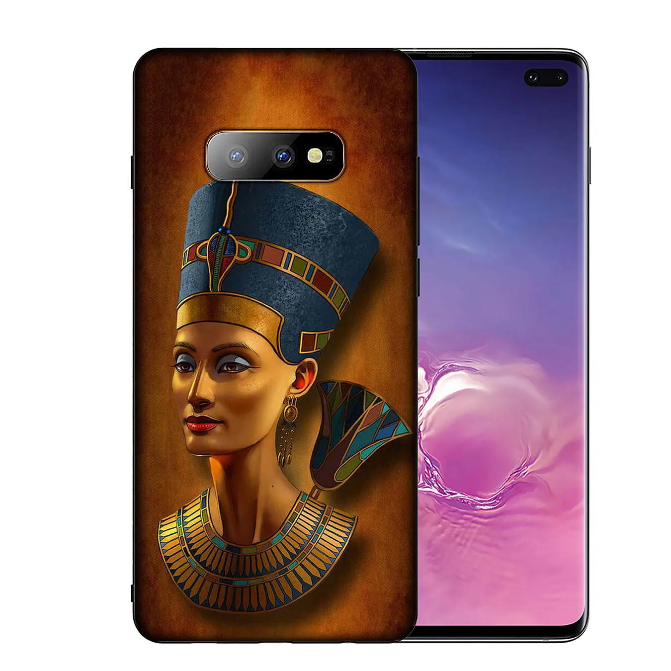 Мягкий ТПУ силиконовый чехол для телефона IYICAO Египет Nefertiti Anubis Ankh Samsung Galaxy S20 Ultra S10