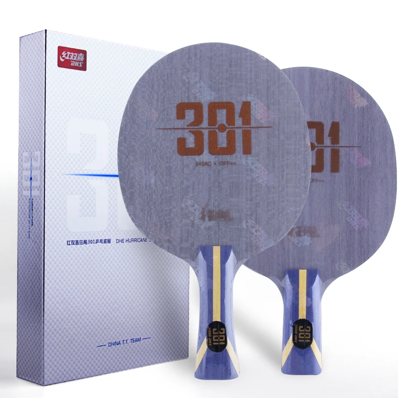 DHS Hurricane 301 H301 Table Tennis Blade ping pong CARBON WITH WOOD racket fast attack for CHINA T.T TEAM