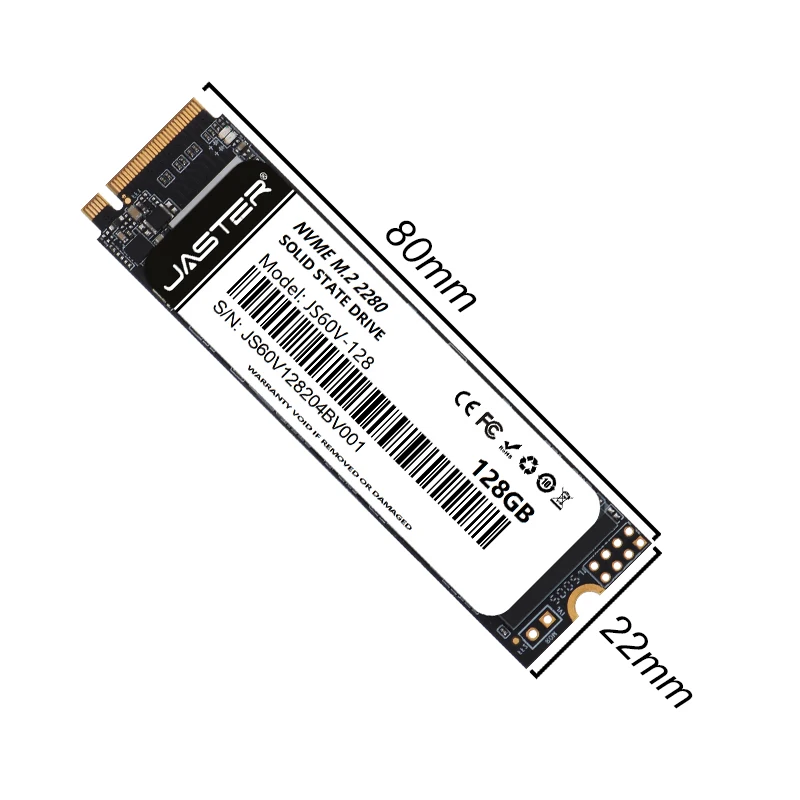 Внутренний твердотельный накопитель JASTER NVMe SSD M.2 2280 128 ГБ 256 512 ТБ жесткий диск для