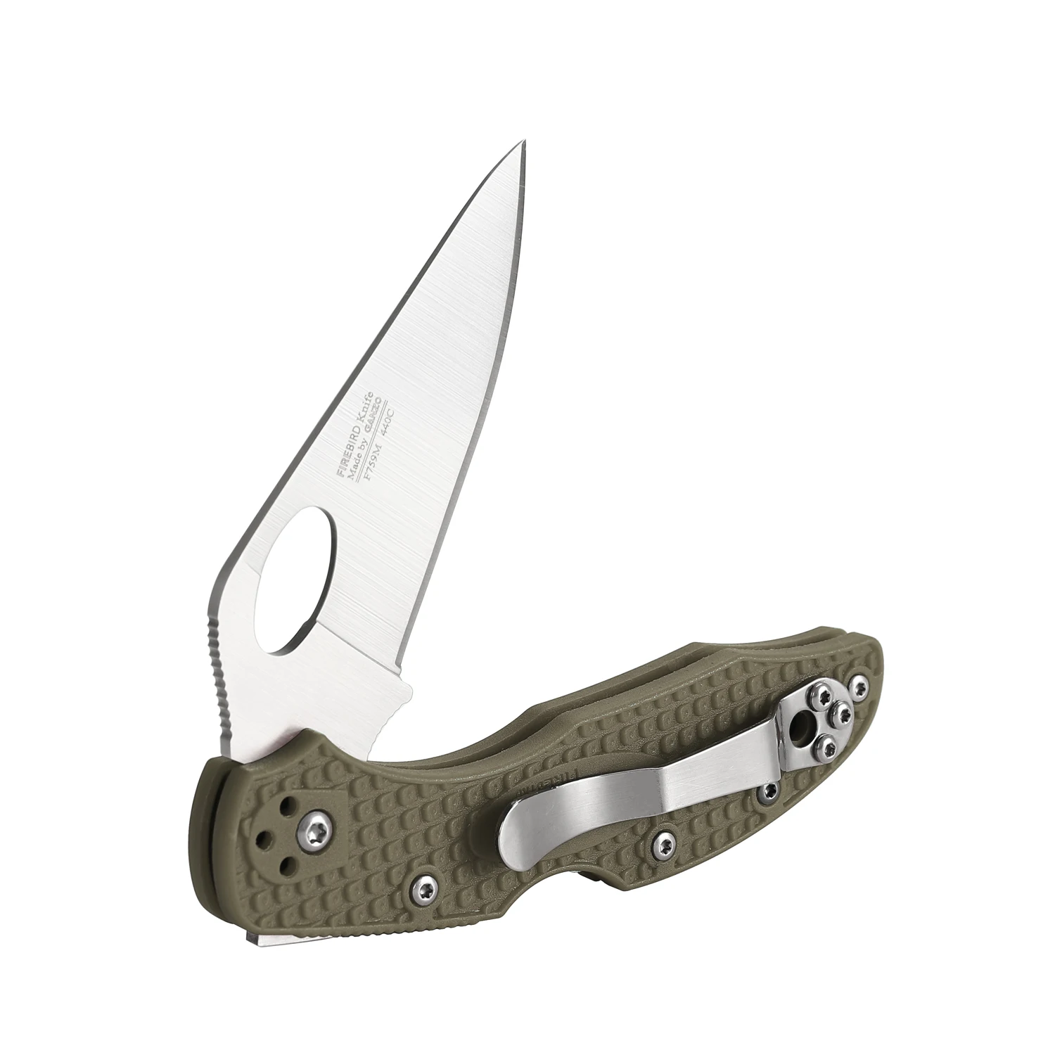 Firebird-cuchillo plegable de bolsillo para acampar al aire libre, herramienta táctica de supervivencia, cuchillo de bolsillo EDC, Ganzo F759M 58-60HRC 440C