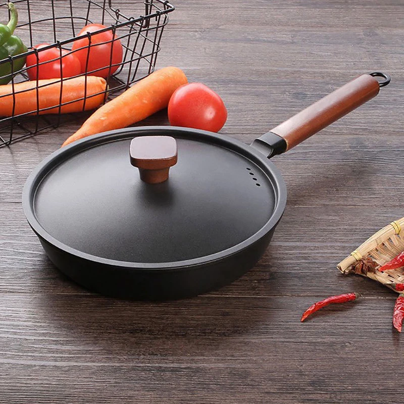 

Thickening Iron Wok Non-stick Frying Pan Omelette Steak Nonstick Skillet Home Kitchen Cooking Cookware