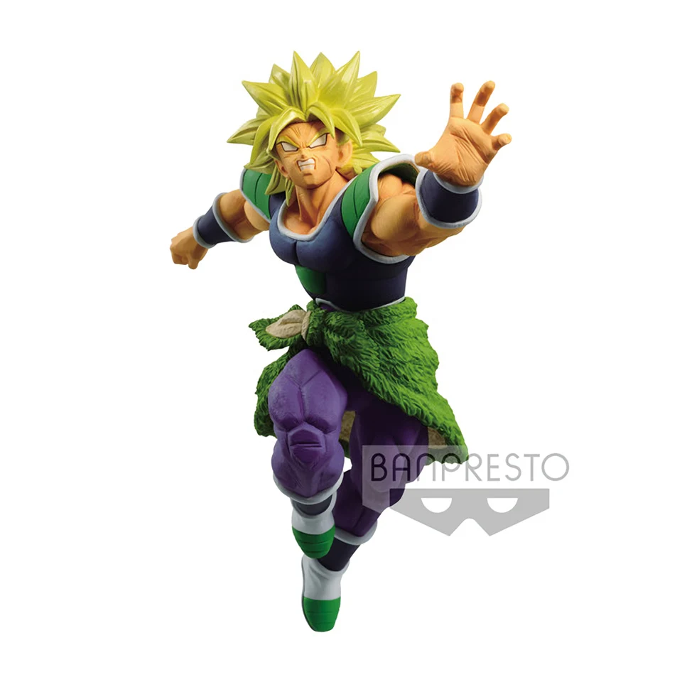Broly Tronzo Banpresto Dragon Ball Супер матча создатели Broly Супер Saiyan фильм Broly SSJ ПВХ фигурка модель игрушки куклы - Цвет: Broly