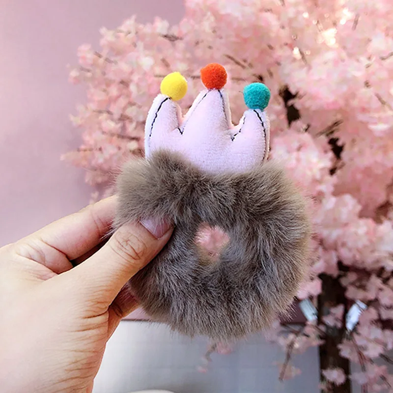 

1Pcs Cute animal ears Coral Fleece Headbands Wash Face Soft Elastic Hair ring Girl Headwear Hair Accessories Free shipping