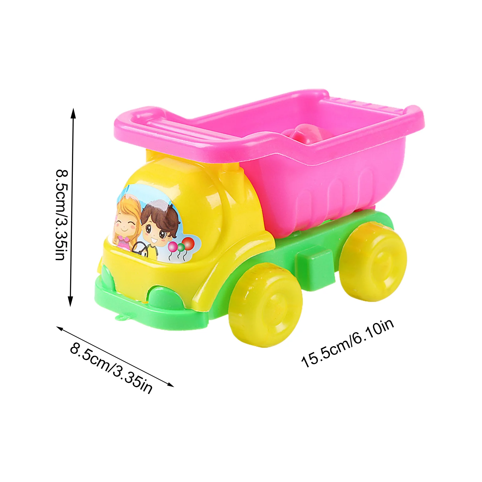 

4pcs/set Summer Beach Toy Buggy Shovel Tool Cartoon Pattern Fun Outdoor Toy Children Beach Sand Water Game Play Car