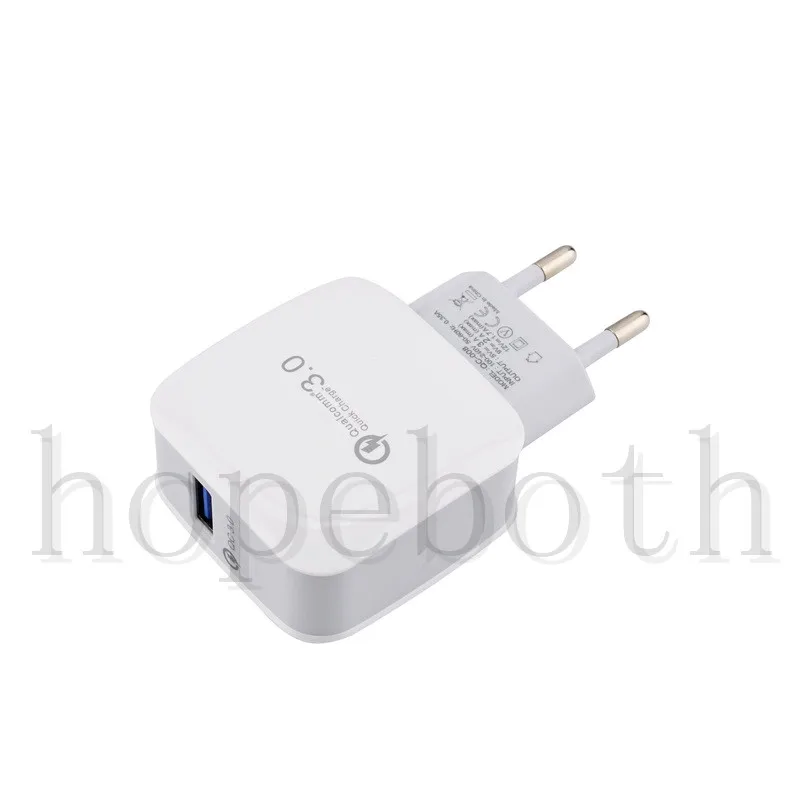 10pcs 18W Quick Charge 3.0 Fast Mobile Phone Charger EU/US Plug Wall USB Adapter for iPhone Samsung Xiaomi Huawei |