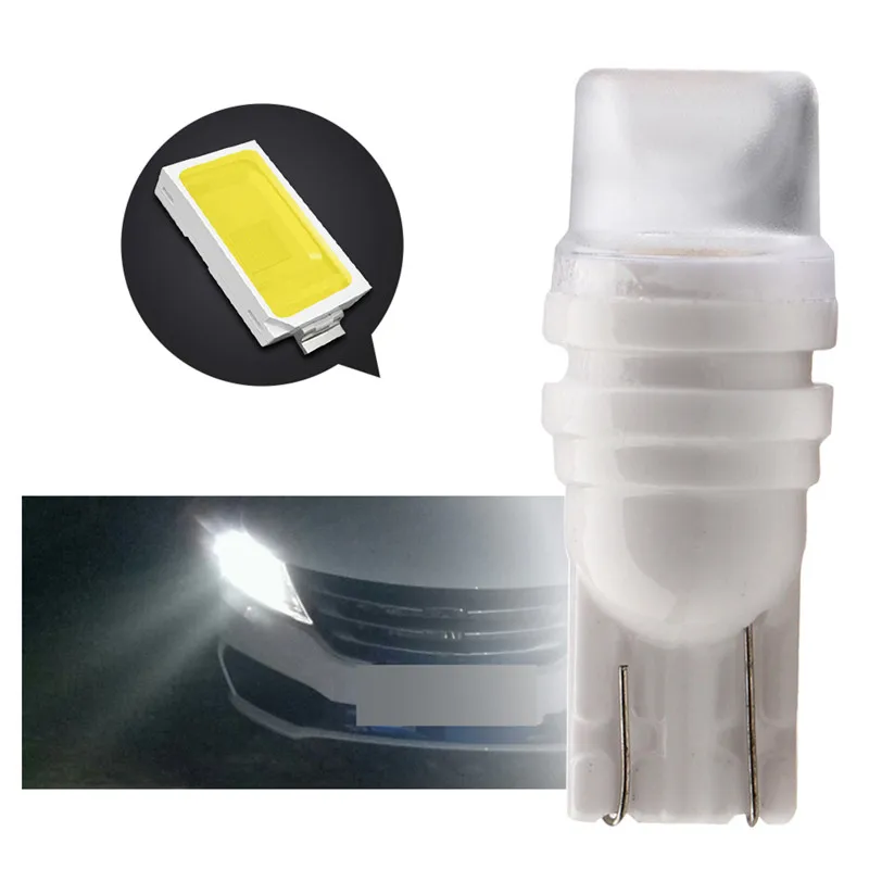 

Керамичессветодиодный 3D Светодиодная лампа T10 W5W, 1 шт., водонепроницаемая, сверхъяркая, энергосберегающая, клиновая лампа для освещения ном...